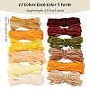 60 Yards 12 Colors Single Face Velvet Ribbon SRIB-AR0001-21-2