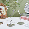 Zinc Alloy Crystal Rock Display Easels ODIS-WH0038-297P-4