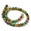 Natural Dyed White Jade Beads Strands G-M402-C04-22-3