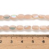 Electroplate Opaque Glass Beads EGLA-H112-06-HR07-4