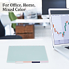 3Sets/15 sheets Plastic Discbound Notebook Index Divider Sheets DIY-OC0010-55-6