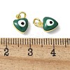 Brass Enamel Charms KK-S518-03B-G-3