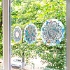 3Pcs 3 Style Waterproof PVC Electrostatic Wall Stickers Brick Pattern Stickers DIY-GF0003-70-6