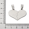 201 Stainless Steel Pendants STAS-Q342-51P-3