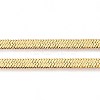 4MM 304 Stainless Steel Herringbone Chains Necklaces NJEW-N058-02G-2