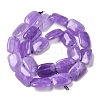 Natural Dyed Malaysia Jade Beads Strands G-B137-B02-01B-3