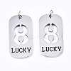 Non-Tarnish 201 Stainless Steel Pendants LS-STAS-T044-220P-8-1