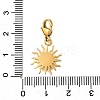 Sun 304 Stainless Steel Pendant Decorations STAS-R159-63G-3