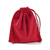 Velvet Jewelry Drawstring Storage Pouches ABAG-P013-02C-3