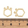 Brass Hexagon Chandelier Component Links KK-B137-05G-3