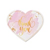 Coated Paper Thank You Greeting Card DIY-C070-01C-1