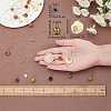 Wood Beads Dangle Earrings DIY Making Kit DIY-SC0017-64-3