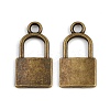 Tibetan Style Alloy Pendants TIBE-B003-12AB-1