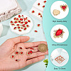 48Pcs 12 Styles Alloy Rhinestone Cabochons MRMJ-TA0001-45B-5