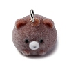 Flocky Animal Resin Pendants FIND-S001-05B-1