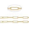Soldered Brass Paperclip Chains CHC-D025-03G-01-3