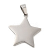 Non-Tarnish 304 Stainless Steel Pendants STAS-A086-06P-1
