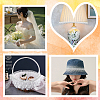 4 Styles Polyester Flower Lace Ribbon OCOR-CY0001-51B-4