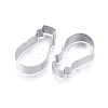 Tarnish Resistant 304 Stainless Steel Christmas Cookie Cutters LS-DIY-E012-63-4