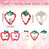 42Pcs 7 Styles Iron & Enamel Snap Hair Clips PHAR-SC0001-003-2