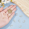 100Pcs 304 Stainless Steel Leverback Earring Findings STAS-HS0001-22-3