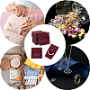 Velvet Jewelry Flap Pouches ABAG-WH0038-43A-6