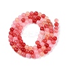 Dyed Natural White Jade Beads Strands G-T140-4mm-A12-3