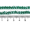 Electroplate Transparent Glass Beads Strands EGLA-A035-T4mm-A18-4