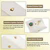 8Pcs 2 Colors Portable Imitation Leather Jewelry Bags for Travel ABAG-SP0001-37-4