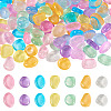 100Pcs Luminous Transparent Resin Cabochons RESI-TAC0011-79-2