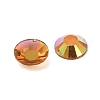 Electroplated Transparent Flat Back Resin Rhinestone Cabochons RESI-XCP0002-44E-2