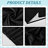 Polyester Elastic Elegant Satin Chair Cover Sashes AJEW-WH0678-86B-3