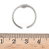 304 Stainless Steel Open Cuff Rings for Women RJEW-A079-12A-P-5