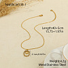 304 Stainless Steel Pendant Necklaces WG7F8A7-01-1
