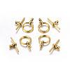 Tibetan Style Toggle Clasps GAB2035Y-NF-2