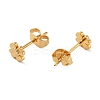Brass Earrings EJEW-O003-01E-G-2