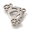 201 Stainless Steel Pendants STAS-R136-09P-2