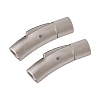 304 Stainless Steel Bayonet Clasps LS-STAS-C041-01-2