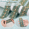 Ethnic Embroidered Polyester Sequins Trim Ribbon OCOR-WH0070-136A-6