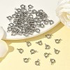 Non-Tarnish 316 Stainless Steel Spring Ring Clasps STAS-B072-08P-01-4