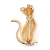 Alloy Enamel Brooch Pin for Clothes Backpack JEWB-Q030-36G-01-3