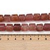 Natural Strawberry Quartz Beads Strands G-G275-D14-10x10mm-5