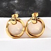 201 Stainless Steel Earrings EJEW-Q026-02G-A-1