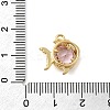 Brass Micro Pave Cubic Zirconia Pendants KK-C137-09G-01-3