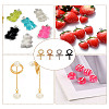 24Pcs 4 Colors 304 Stainless Steel Cup Pearl Peg Bails Pin Pendants STAS-LP0005-19-3