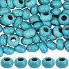 80Pcs Dyed Synthetic Turquoise European Beads SPDL-SC0001-02A-1