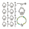 10Pcs 304 Stainless Steel Toggle Clasps STAS-PH0005-79-7