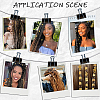 DIY Alloy Hair Dreadlocks Braiding Kits DIY-WH20010-18G-5