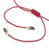Glass Seed Beads Braided Bead Bracelets BJEW-MZ00231-02-4