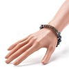 Natural Mixed Stone Round Beads Stretch Bracelets BJEW-JB06637-5